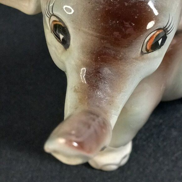 Vintage Lipper & Mann Creation Japan, Trunk Up Elephant Figurine Cottagecore Kit - Picture 9 of 9